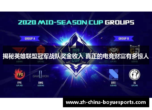 揭秘英雄联盟冠军战队奖金收入 真正的电竞财富有多惊人 揭秘英雄联盟冠军战队奖金收入 真正的电竞财富有多惊人